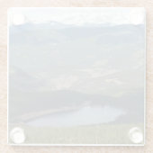 Glasfaser Glasuntersetzer (Rückseite)