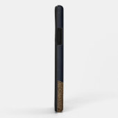 Glasfaser-Monogramm-Gehäuse für Glitzer aus Gold Case-Mate iPhone Hülle (Hinten/Rechts)