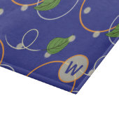 Glasfaser über Wasserglas-Schneidebrett Schneidebrett (Ecke)