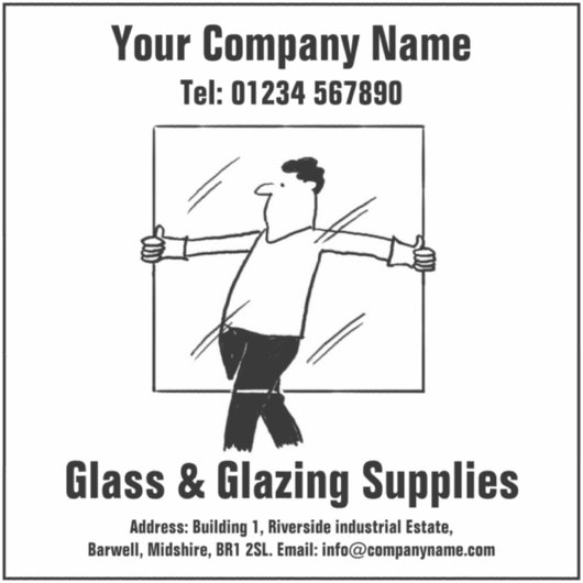 Glasfaser- und Glasfaserkabel Aufkleber (Vorderseite)