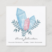 Glasfaserkabel Business Card Quadratische Visitenkarte (Vorderseite)