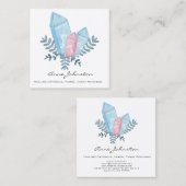 Glasfaserkabel Business Card Quadratische Visitenkarte (Vorne/Hinten)