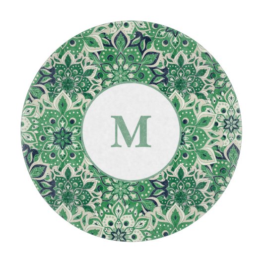 Glasfaserkabel mit grünem Tile Schneidebrett (Vorderseite)