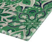 Glasfaserkabel mit grünem Tile Schneidebrett (Ecke)