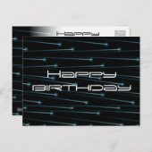 Glasfaserkabel Postkarte (Vorne/Hinten)