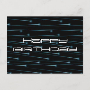 Glasfaserkabel Postkarte