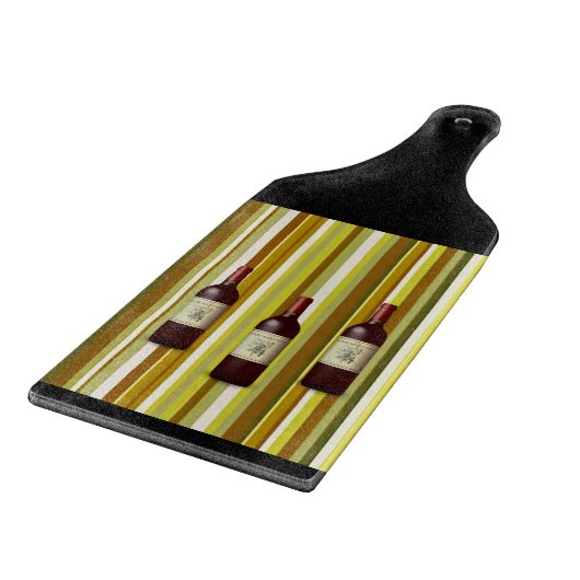Glasfaserkabel Streifen Wein Schneidebrett (Ecke)