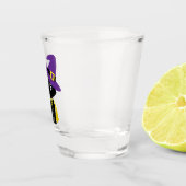 Glasfaserkatze Hexe Schnapsglas (Rechts)