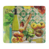 Glasfaserkleidung Grüne mexikanische Tile Schneidebrett (Vorderseite)