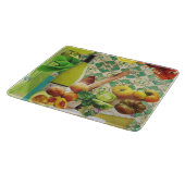 Glasfaserkleidung Grüne mexikanische Tile Schneidebrett (Ecke)