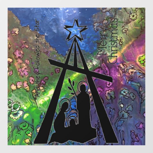 Glasfaserklemmung Fensteraufkleber (Blatt)