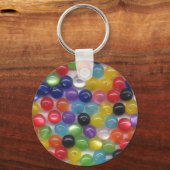 Glasfaserperlen Schlüsselanhänger (Vorderseite)