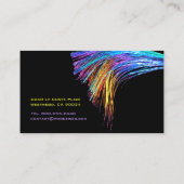 Glasfasertechnik / Hi-Tech Visitenkarte (Rückseite)