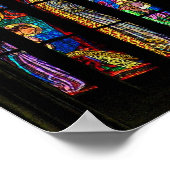 Glasfenster (2), St. Vitus-Kathedrale Poster (Ecke)