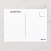 Glasfenster, Bahamas Winslow Homer Postcard Postkarte (Rückseite)