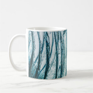 Glasfenster Eiskristall Kaffeetasse