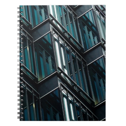 GLASFENSTER-GEBÄUDE NOTIZBLOCK (Vorderseite)