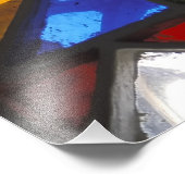 Glasfenster im Innern des National Fotodruck (Ecke)