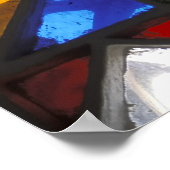 Glasfenster im Innern des National Poster (Ecke)