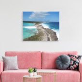 Glasfenster in Eleuthera Leinwanddruck (Insitu (Wohnzimmer))