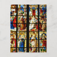 Glasfenster in Köln, Deutschland