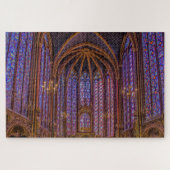 Glasfenster in Sainte-Chapelle in Paris Puzzle (Horizontal)