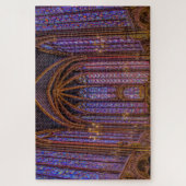 Glasfenster in Sainte-Chapelle in Paris Puzzle (Vertikal)