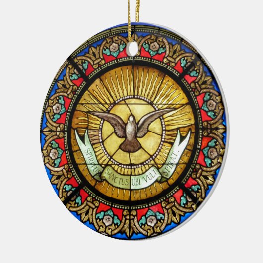 Glasfenster La Sainte-Chapelle Keramikornament (Links)