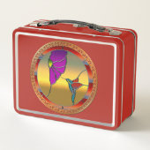 Glasfenster Metall Lunch Box (Rückseite)