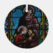 Glasfenster  ornament aus glas (Rückseite)