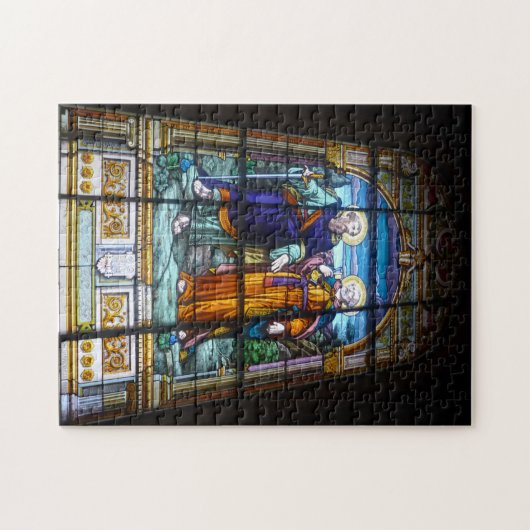 Glasfenster Puzzle (Horizontal)