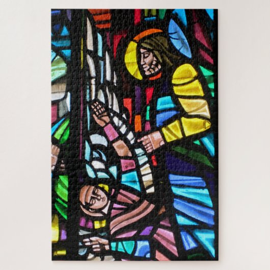 Glasfenster Puzzle (Vertikal)