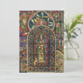 Glasfenster, Vintage Architektur (Stehend Vorderseite)