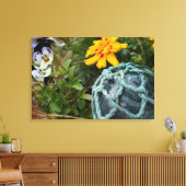 Glasfischerboje, horizontal leinwanddruck (Insitu (Wohnzimmer))