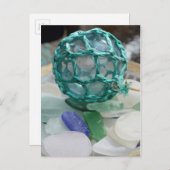 Glasfischerei, Alaska Postkarte (Vorne/Hinten)