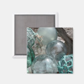Glasfischerei Magnet (Vorderseite/Rückseite)