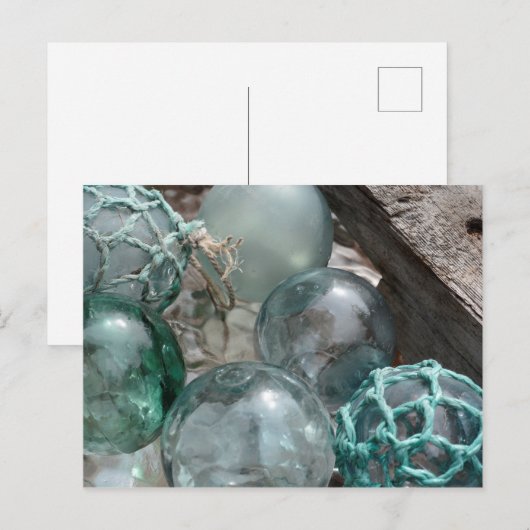 Glasfischerei Postkarte (Vorne/Hinten)