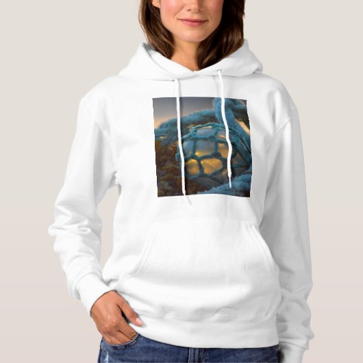 Glasfischerei, Sunset, Alaska Hoodie (Vorderseite)