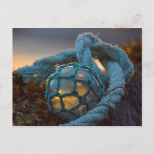 Glasfischerei, Sunset, Alaska Postkarte (Vorderseite)