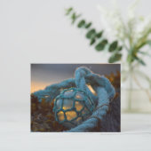 Glasfischerei, Sunset, Alaska Postkarte (Stehend Vorderseite)