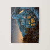 Glasfischerei, Sunset, Alaska Puzzle (Vertikal)