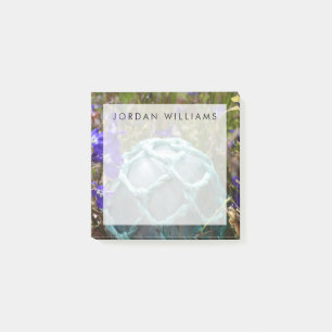 Glasfischerei und Blume Post-it Klebezettel