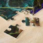 Glasfischerei und Blume Puzzle (Seite)