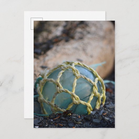 Glasfischerei, vertikal postkarte (Vorne/Hinten)