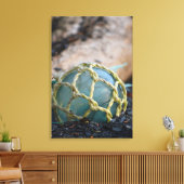 Glasfischfangschwimmer, vertikal leinwanddruck (Insitu (Wohnzimmer))