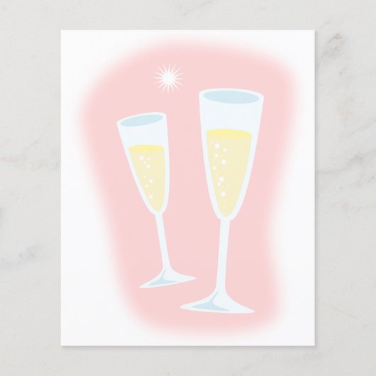 Glasflasche 29185 Cartoon trinken Alkoholtupfer Flyer (Vorne)