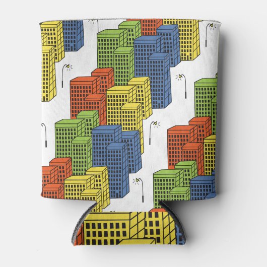 Glasflaschen, Abstraktes Muster. Dosenkühler (Vorderseite)