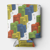 Glasflaschen, Abstraktes Muster. Dosenkühler (Rückseite)