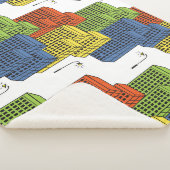 Glasflaschen, Abstraktes Muster. Sherpadecke (3/4)