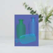 Glasflaschen Postkarte (Stehend Vorderseite)